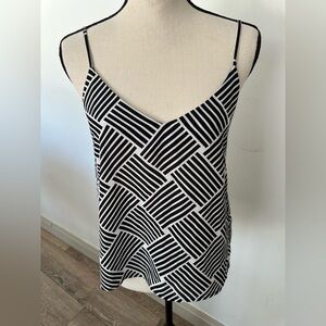 Forever 21 Black and White Striped Women's Cami Top S